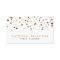 Gold & Blush Confetti Dots Business Card