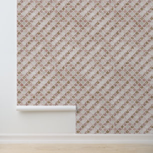 Gold Blush Pink Glitter Mermaid Wallpaper