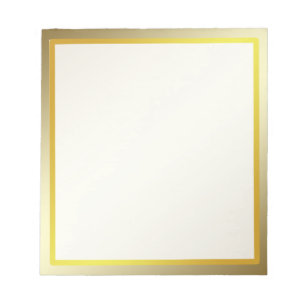 Gold Boarder Photo frame Autograph Notepad