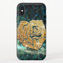 Gold Bokeh Rose