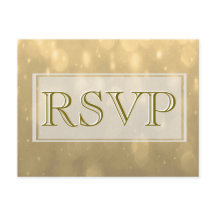 Gold Bokeh | RSVP