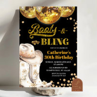 Gold Boots and Blings Adult Birthday Party