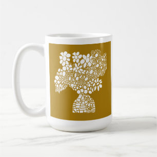 GOLD BOUQUET COFFEE MUG