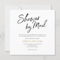 Gold Bridal Shower by Mail