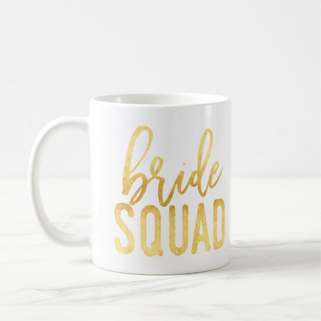 Gold Bride Squad Mug (Left)