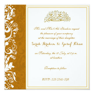 Walima Invitations & Announcements | Zazzle Canada