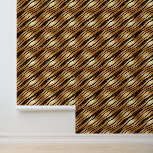 Gold Brown Leopard Animal Wallpaper