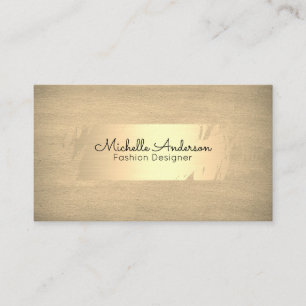 Gold Brushed   Texture   Designer Business Card
