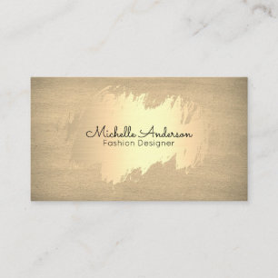 Gold Brushed   Texture   Designer Business Card