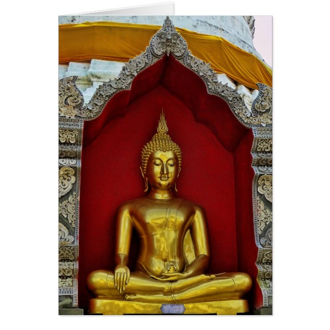 Gold Buddha Card (Front)