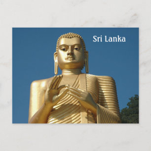 Gold Buddha Image Postcard