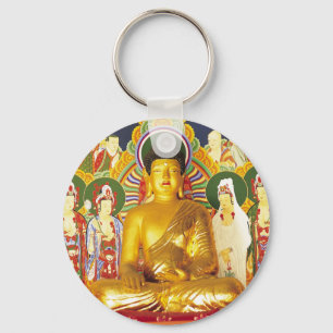 Gold Buddha Keychain