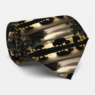 Gold Buffalo Tie