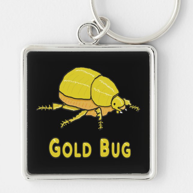 Gold Bug Keychain (Front)