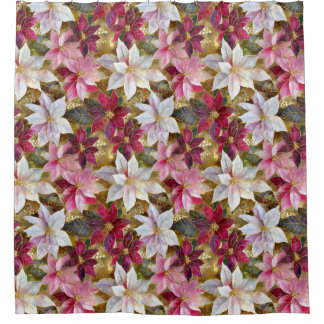 Gold Burgundy Bronze Pink Red White Poinsettia