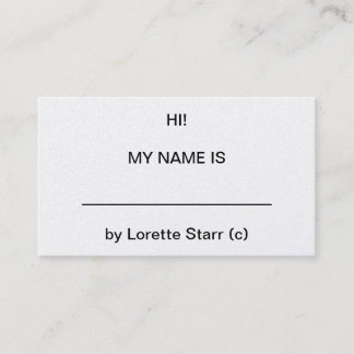 GOLD Business Card