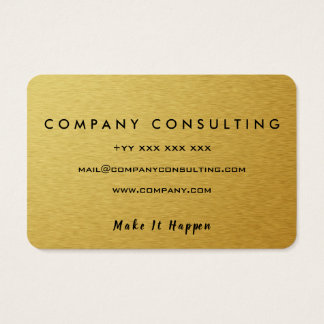 Gold Business Card