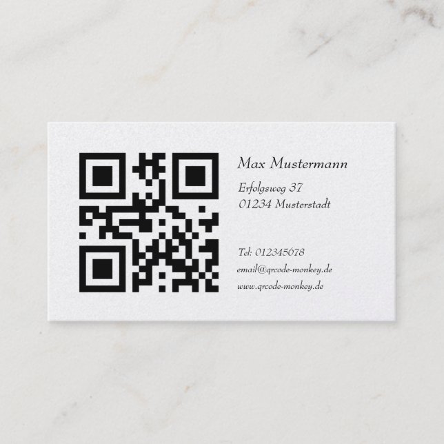 Gold Business Card (customizable) (Front)