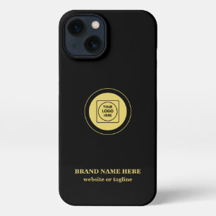 Gold Business Logo Text Professional iphone case