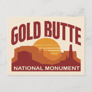 Gold Butte National Monument Nevada Desert Postcard