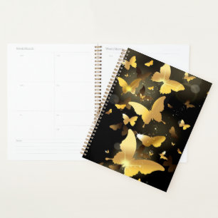 Gold Butterflies Planner