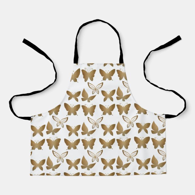 Gold Butterfly Apron (Front)