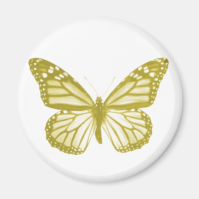 Gold Butterfly Magnet (Front)
