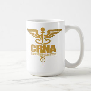 Gold Caduceus (CRNA) Coffee Mug