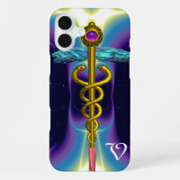 GOLD CADUCEUS MONOGRAM