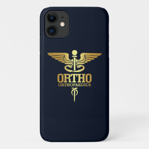 Gold Caduceus (ORTHO) iPhone 11 Case