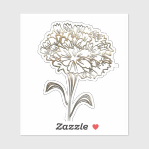 Gold Carnation Flower
