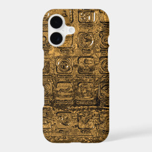Gold cell phone icons