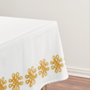 Gold Celtic Knot 52 x 70 Tablecloth