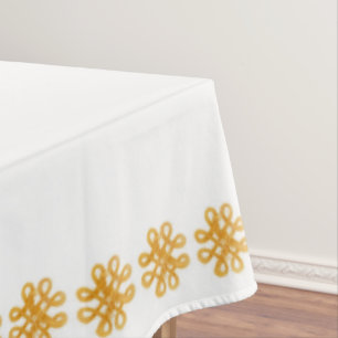 GOLD CELTIC KNOT 60 x104 Tablecloth