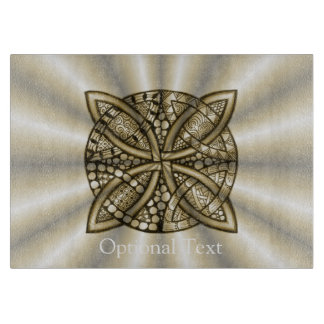 Gold Celtic Knot Original Design Cutting Board