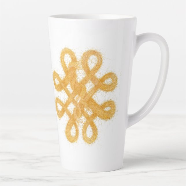 GOLD CELTIC KNOT Tall Tapted Mug (Droite)