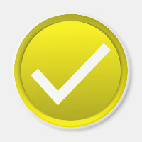 Gold Checkmark Symbol