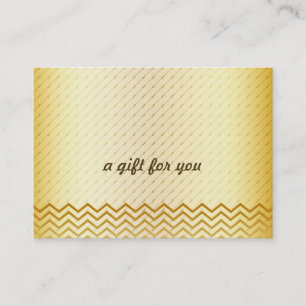 Gold Chevron Salon et certificat cadeau Spa