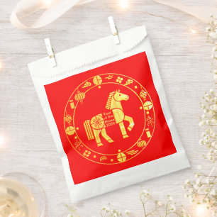 Gold Chinese new year 2026 Favour Bag