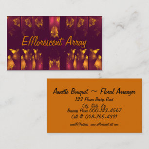 Gold Chips Artwork Business Card