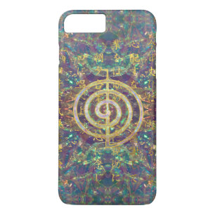 Gold Choku Rei Symbol and Reiki Precepts Case-Mate iPhone Case