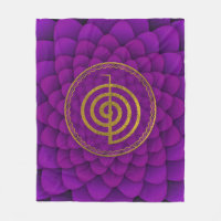 Gold  Choku Rei Symbol on lotus