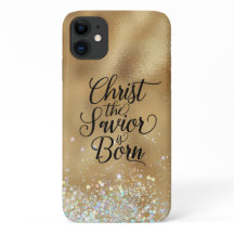 Gold Christ the Saviour Christian Christmas  