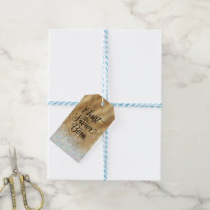 Gold Christ the Saviour Christian Christmas Gift Tags