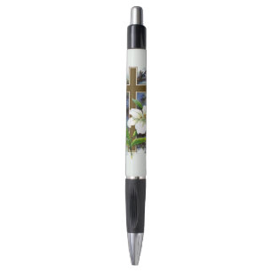 Gold Christian Cross Pen