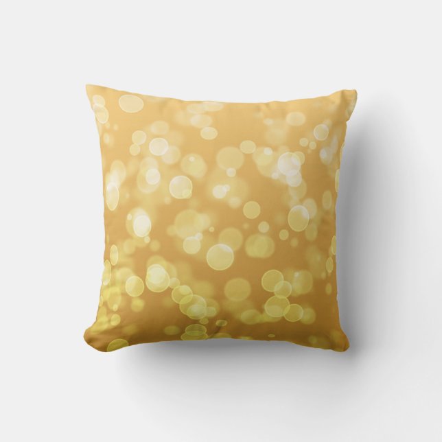 Gold Christmas Pillow (Front)