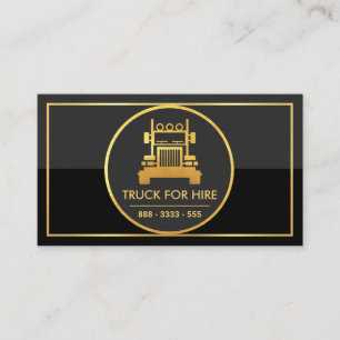 Gold Circle Grey Black Logistic Layer Business Card