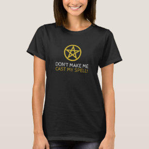 Gold Circled Pentagram T-Shirt