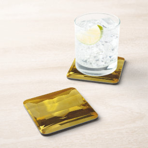 Gold Citrine Coaster