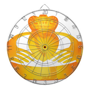 gold claddagh ring dartboard